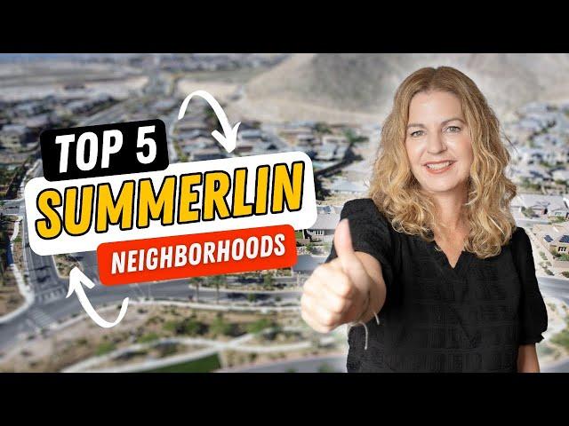 Top 5 BEST Summerlin Neighborhoods in 2024