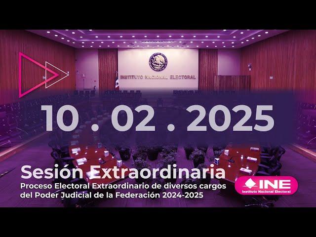 Sesión Extraordinaria de Consejo general CEPEEPJF (10 /02/ 2025)