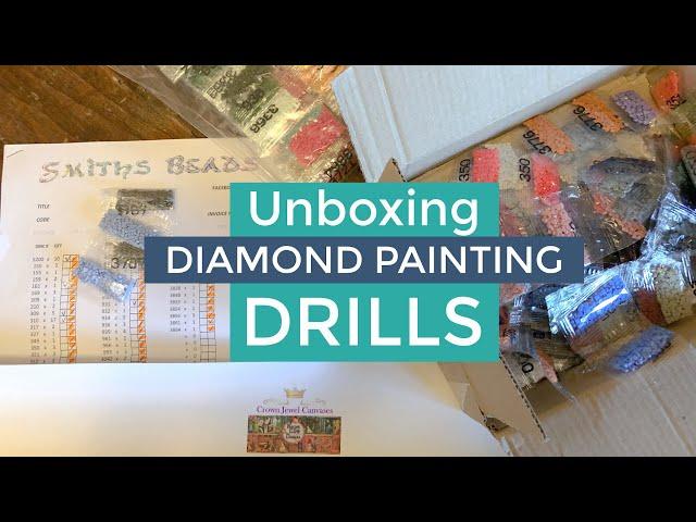 HOW and WHERE to order DRILLS for HAED (heaven and earth designs) diamond painting + Unboxing