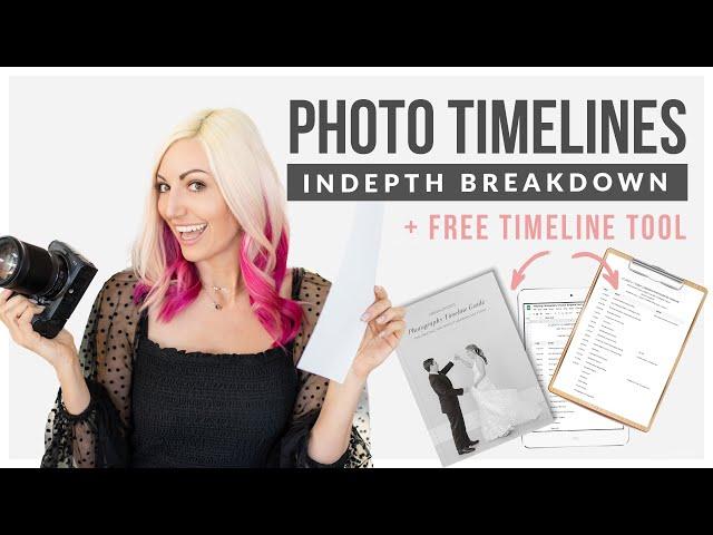 Wedding Photography Timeline Breakdown (with and w/o a First Look) + Free Timeline Tool! 