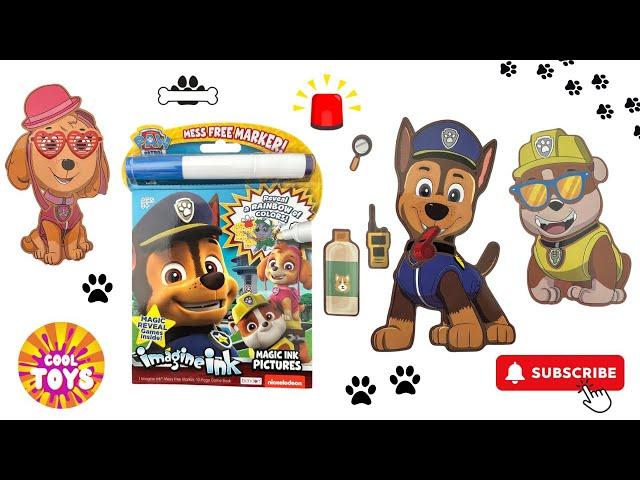 Paw Patrol Imagine Ink Coloring Book and Stickers