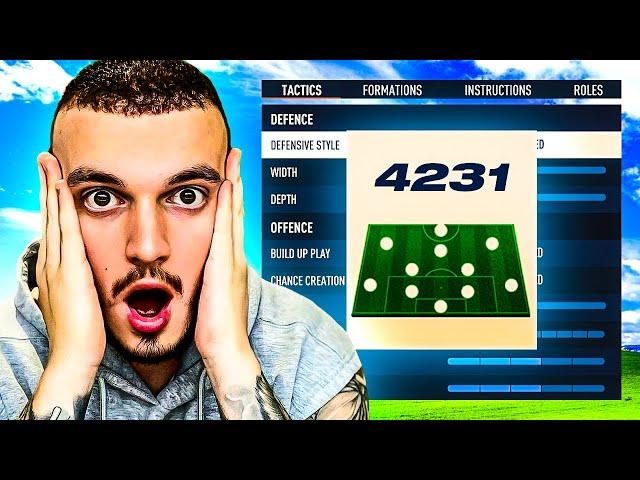 A BEST New META Formation?  FC25 4231(2) Custom Tactics 