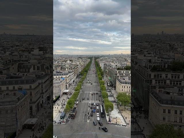 Paris from The Arc de Triomphe #paris #arcdetriomphe #france #europe #travel #traveling