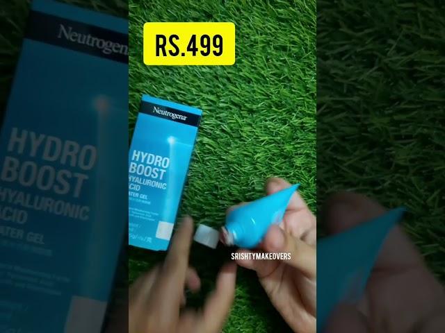 Neutrogena Hydro Boost Water Gel Face Moisturizer #shorts #skincare #neutrogena #nykaa #moisturizer