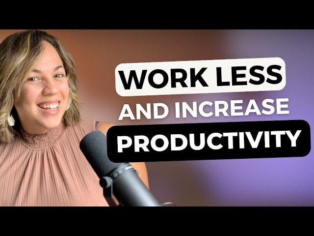 How I plan my 4-Day work week and work less than 40 hours | Ep 96 | #focusandbloompodcast