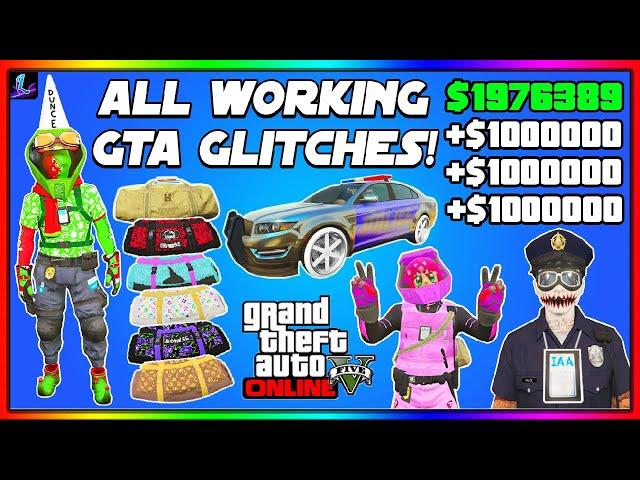 ALL WORKING GTA 5 GLITCHES IN 1 VIDEO! BEST GLITCHES IN GTA 5 ONLINE AFTER PATCH 1.70