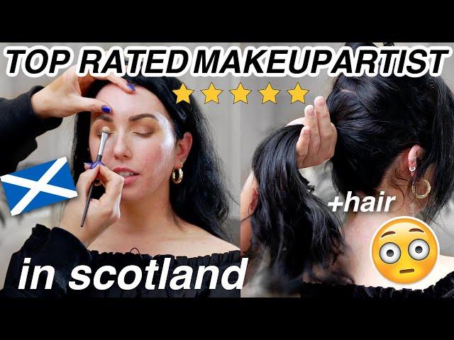 a TOP RATED SCOTLAND makeup artist did my makeup...AND I WAS SHOCKED