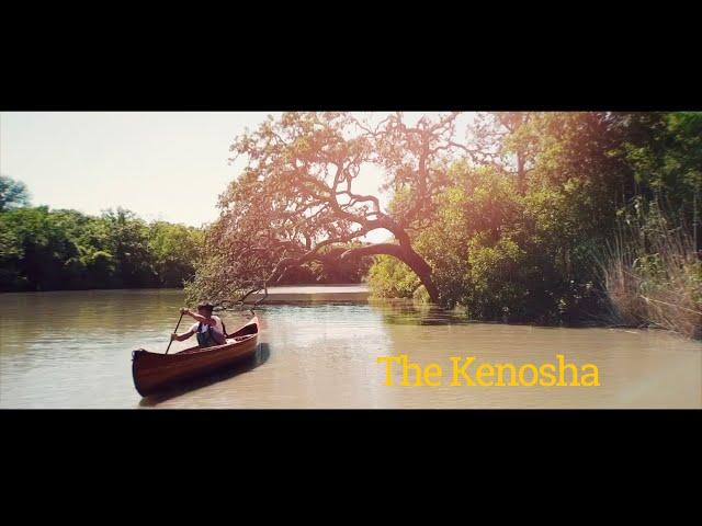 Solo Canoeing on a Wooden Canoe (The Kenosha by White Salmon Boat Works)