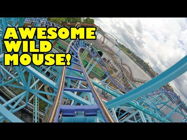 Wild Mouse Roller Coaster POV Vilda Musen Grona Lund Sweden