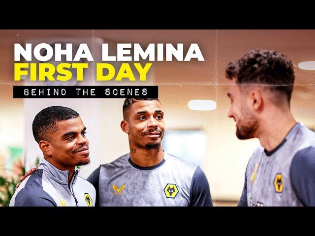 We are family! | Noha and Mario Lemina reunited at Wolves