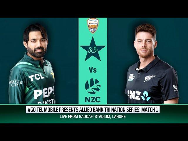 Live | Pakistan vs New Zealand | 1st ODI | Tri-Nation Series 2025 | PCB | M3J1K