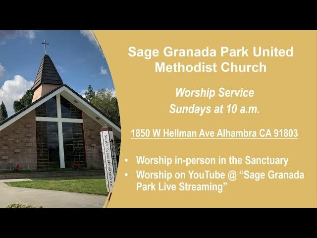 Sunday Worship 05-26-2024