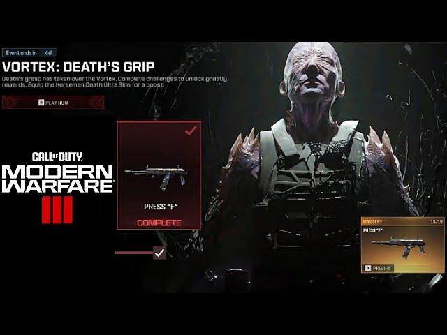 How To Unlock New Press "F" Blueprint (Vortex Death's Grip Event Rewards)