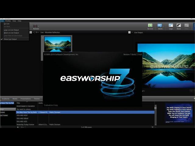 How to use Easy Worship 7 for your church presentation