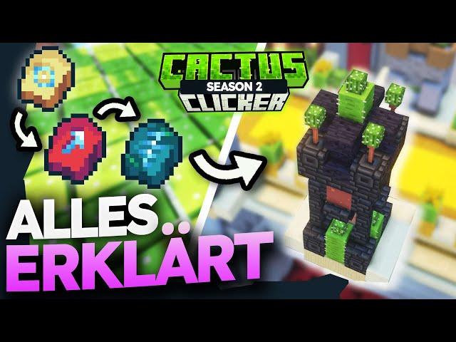 Ultimativer Kaktus Clicker Season 2 Guide! Tipps & Tricks! - Minecraft Playlegend Server Tutorial