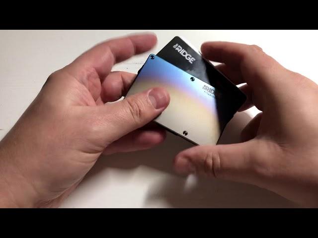 Ridge Wallet ...mit Abstand das beste Smart Wallet 