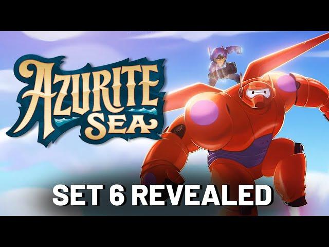 AZURITE SEA! Lorcana Set 6 Reveal! NEW Big Hero 6 and Rescue Rangers Cards | Disney Lorcana News