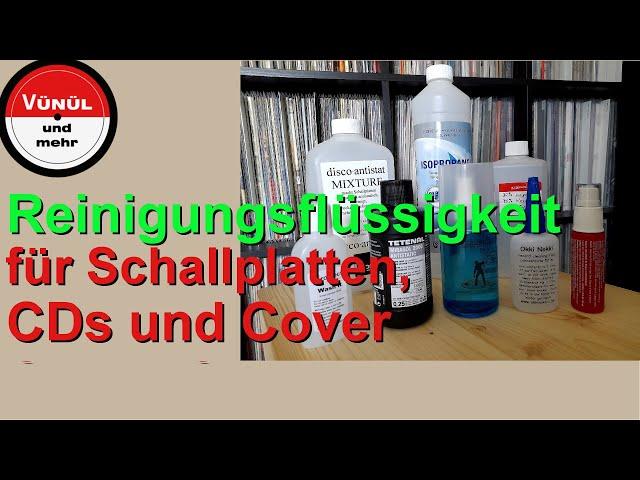 Reinigungsflüssigkeit für Schallplatten