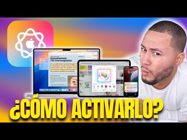 COMO ACTIVAR APPLE INTELLIGENCE AHORA