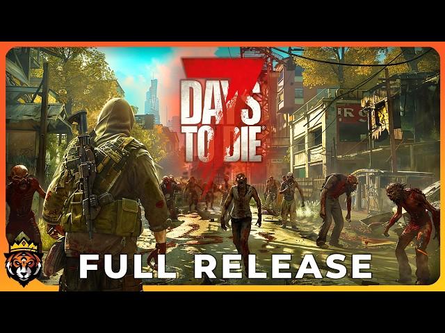 DAY 1 First Look at 7 Days to Die 1.0 Full Release Gameplay