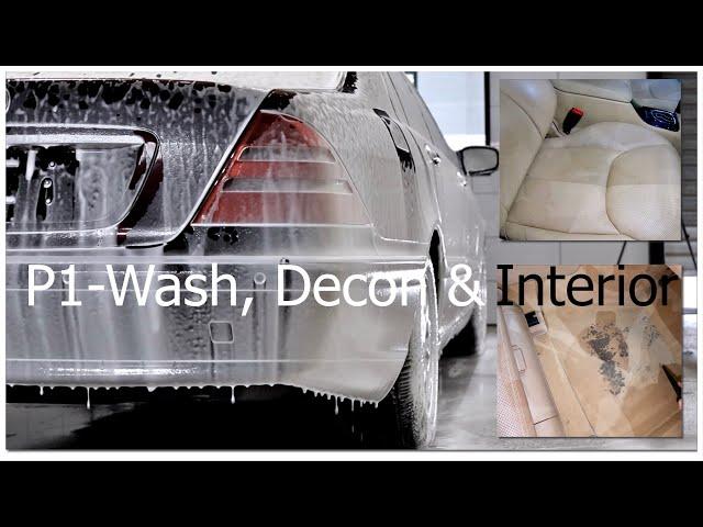 20yr old Mercedes S500 Full High End Detail! P1- Wash, Decontamination & Interior! (Vlog 29.1)