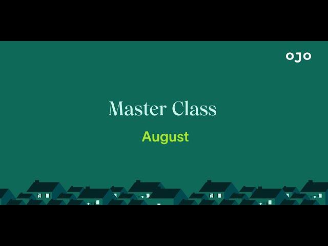 August: Master Class ft. Steve de Laveaga