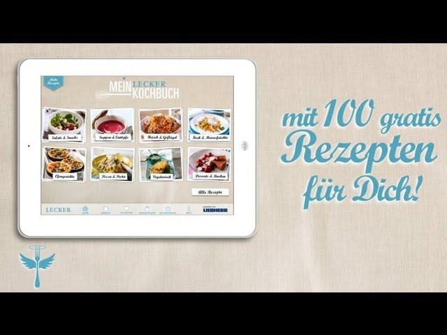 Die "Mein LECKER Kochbuch"-App