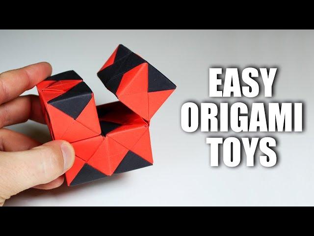 TOP 5 EASY ORIGAMI TOYS | NewMan DIY