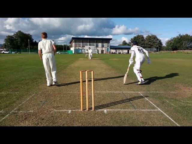 Andy Mullan batting with Mohsin Majeed (Deanpark vs Glenpark) WDCU 1st Reserve League 2017