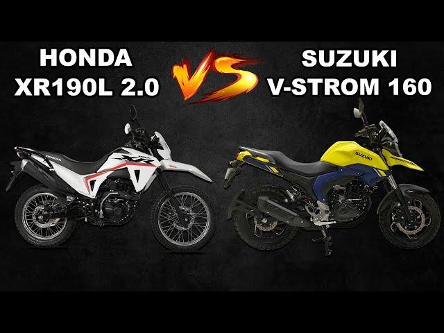 HONDA XR 190L 2.0 VS SUZUKI V-STROM 160| WHICH ONE TO CHOOSE AND WHY?