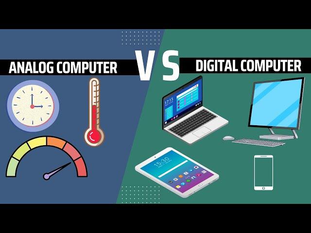 Analog Computer Vs Digital Computer| Difference between analog computer and digital computer