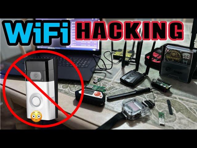 Unveiling Wi-Fi Camera Vulnerabilities: Ring Doorbell Attack! and Wi-Fi Penetration Testing Tools!