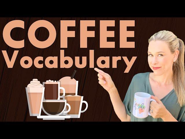 Learn Coffee in English | Different Coffee drinks vocabulary | English with Jackie