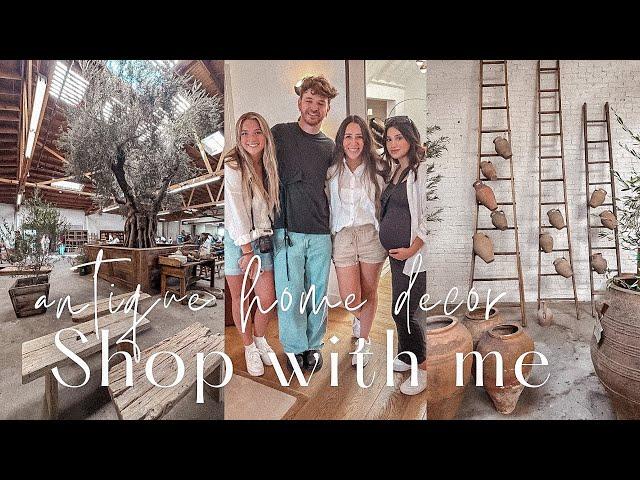 Antique home decor shop with me | Olive Ateliers & more