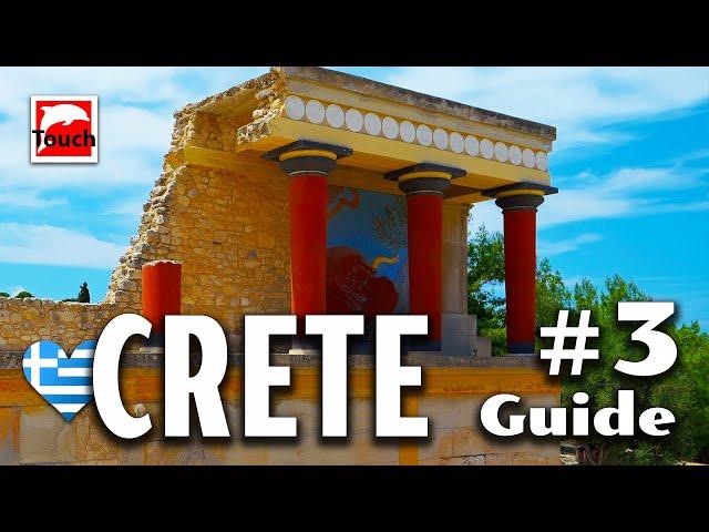 CRETE Guide, Greece 4K - Part 3: Heraklion, Knossos Palace, Tripiti Gorge ► #touchgreece INEX