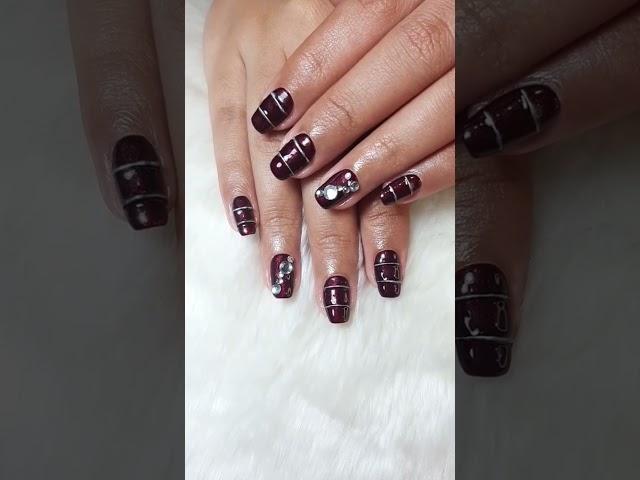 Nail Art done by Helga Mojang #nails #foryoupage #nailart #naildesign #belajarnailart #nailtutorial