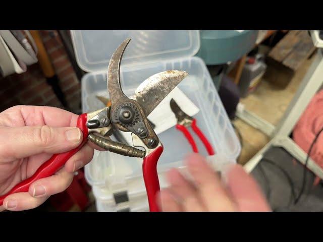 Sharpening Pruners isn't hard. Here are a few options using a Twice As Sharp or a 1x30