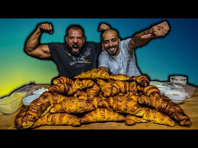 تحدي ١٥،٠٠٠ سعرة كرواسون بالنكهات  Croissant Challenge 15,000 Calories