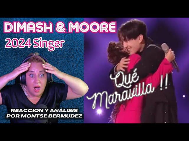 DIMASH Y CHANTE MOORE | LOSE CONTROL - SINGER 2024  | SUBTÍTULOS | VOCAL COACH ANALISIS &REACTION