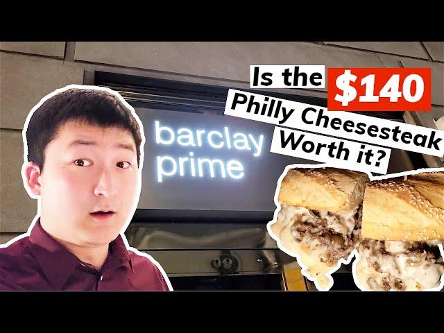 Is the $140 PHILLY CHEESESTEAK Worth it? Barclay Prime