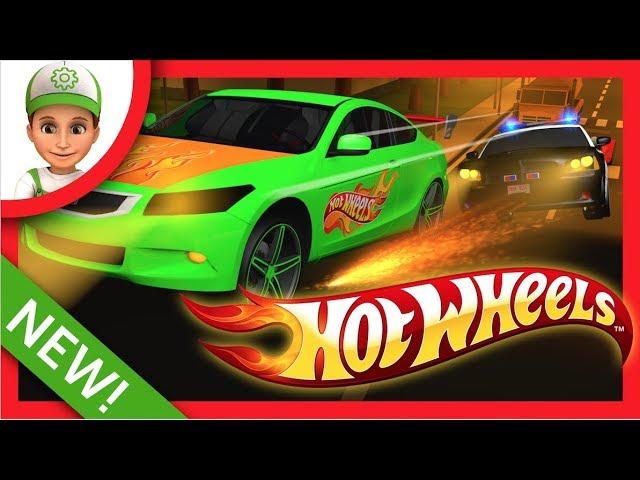 Carros de carreras HOT Wheels Dibujos animados Coches infantiles. Autos para niños animados.