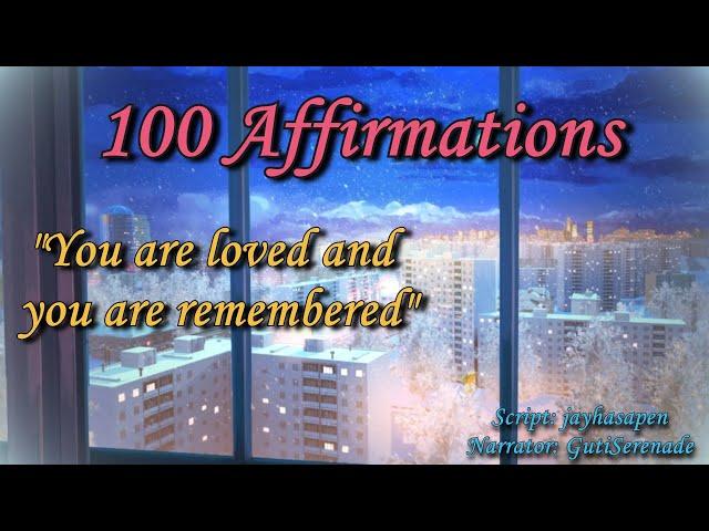 One Hundred Affirmations [ASMR] [Sleep Aid]