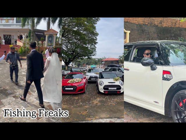 Sebin Cyriac Wedding day | Fishing Freaks | Cars | Mini Cooper | Audi | Lexus | Thar