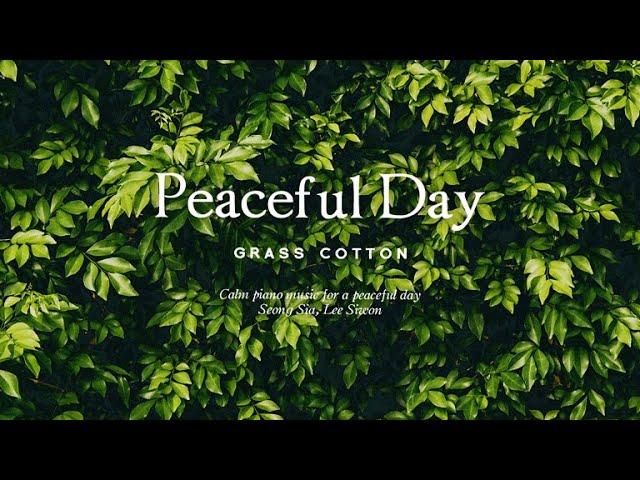 Calm piano music for a peaceful day l GRASS COTTON+