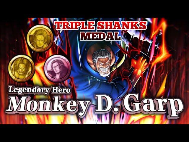 TRIPLE SHANKS MEDAL FOR MONKEY D. GARP GAMEPLAY | ONE PIECE BOUNTY RUSH | OPBR