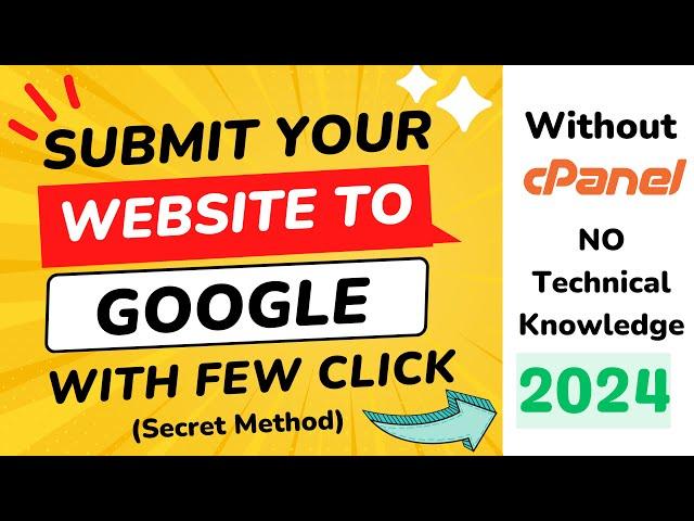 How to Add WordPress Site to Google Search Console 2024  | Add Your Site to Google (Easiest Method)