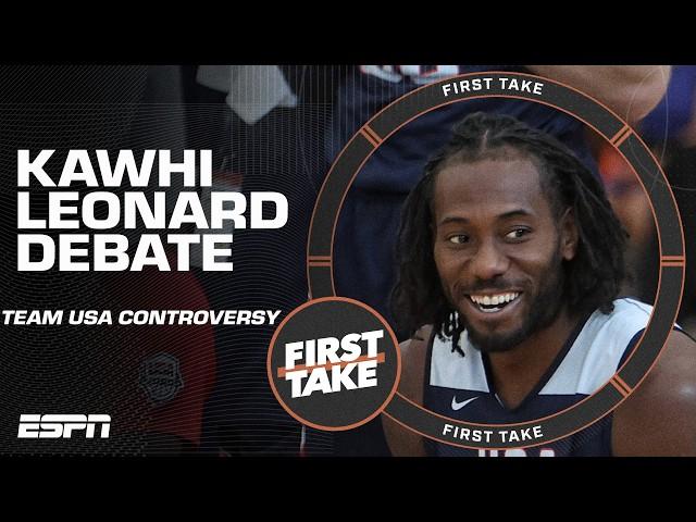 KAWHI LEONARD CONTROVERSY  Did Team USA make the right choice with Derrick White  | First Take