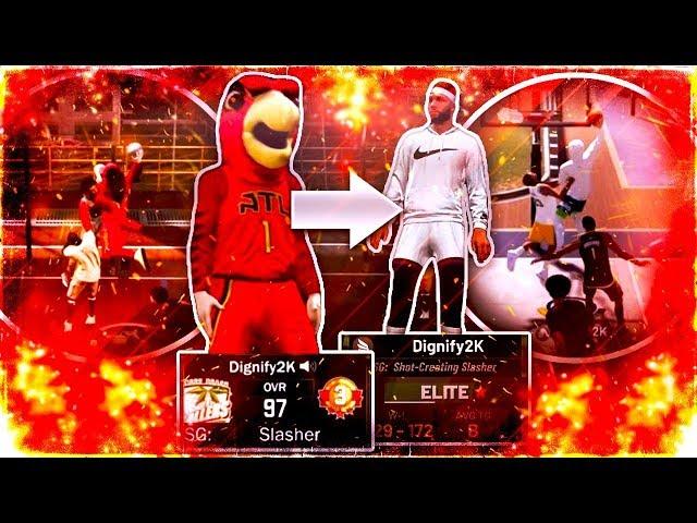 BRINGING MY SLASHER FROM 2K17 TO 2K19! BEST SLASHER BUILD ON NBA 2K19! (CRAZY CONTACT DUNKS)