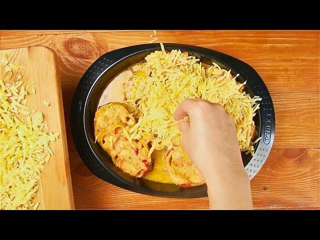 Курица с овощами в духовке - Рецепты от Со Вкусом