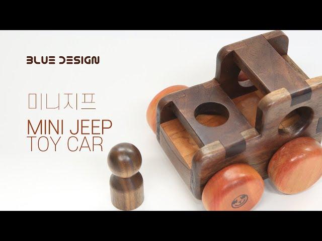 Making a mini jeep wooden toy with a scroll saw